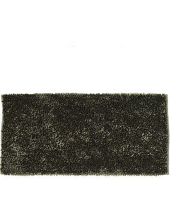 Decoratieve badmat van polyester met gouden draad.