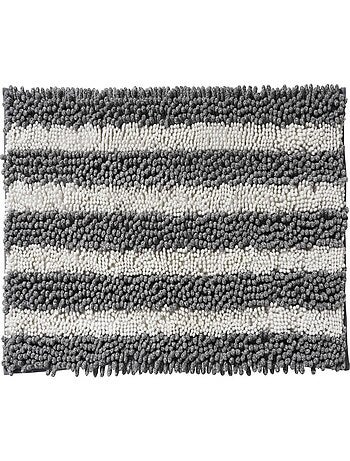 Decoratieve gestreepte polyester badmat