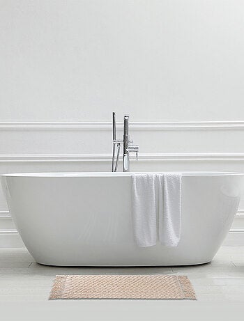 Decoratieve katoenen badmat met franjes