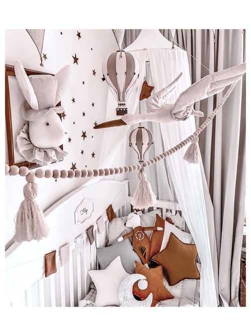 Decoratieve luchtballon - lichtgrijs - Kiabi