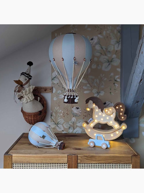 Decoratieve luchtballon, beige en blauw - Kiabi