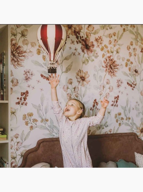 Decoratieve luchtballon, beige en blauw - Kiabi