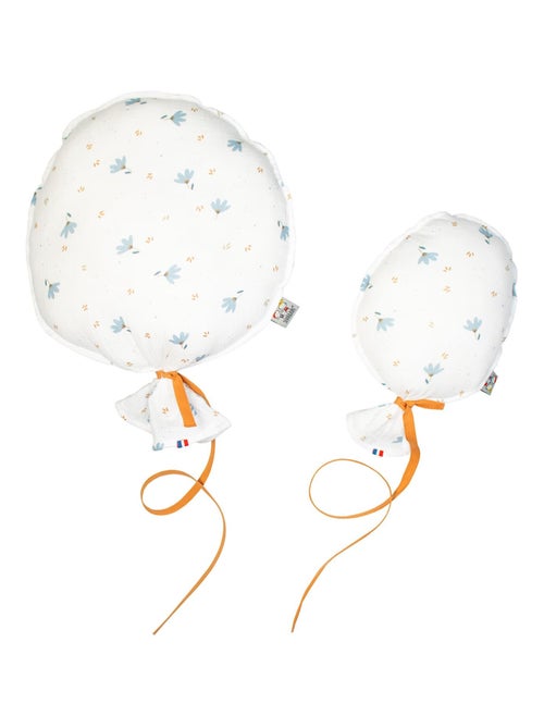Decoratieve wandballon in katoensatijn, bleuet - Kiabi