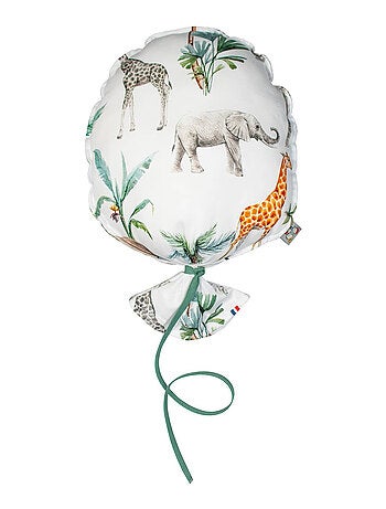 Decoratieve wandballon in katoensatijn, safari | sevira kids