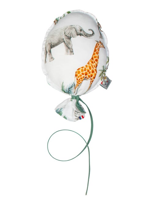 Decoratieve wandballon in katoensatijn, safari - Kiabi