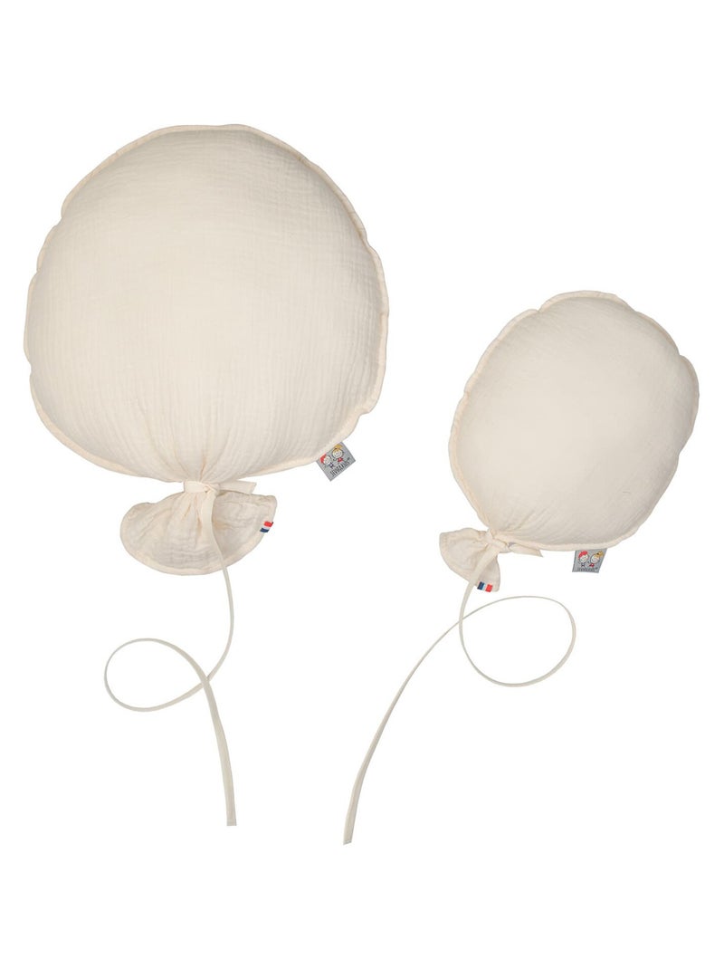 Decoratieve wandballon van katoengaas - ambachtelijk en personaliseerbaar - gemaakt in frankrijk Beige - Kiabi
