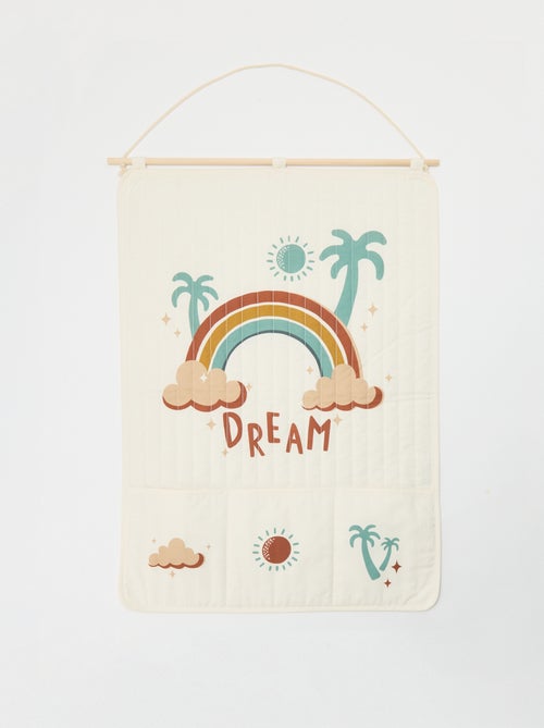 Décoration murale avec pochettes de rangement - Kiabi