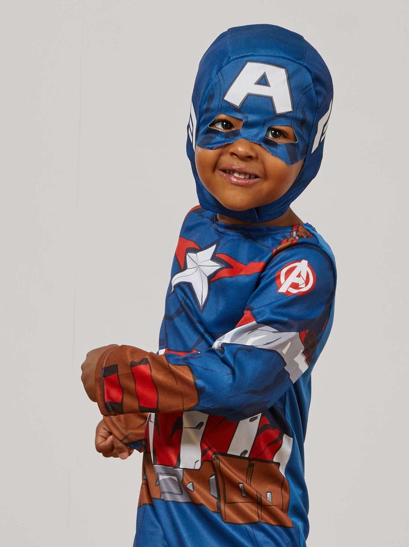 Déguisement 'Captain America' bleu - Kiabi