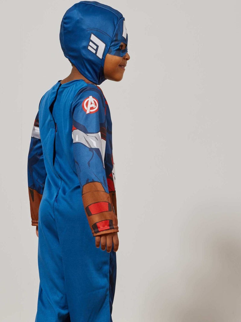 Déguisement 'Captain America' bleu - Kiabi