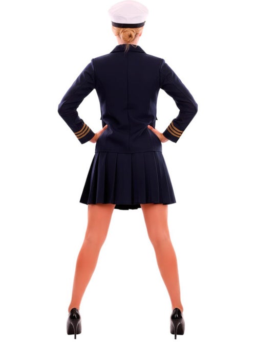 Déguisement de capitaine marine féminine pour femme - Kiabi