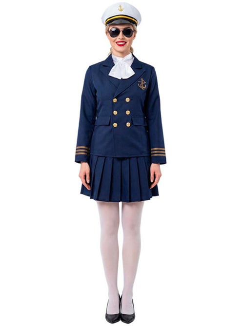 Déguisement de capitaine marine féminine pour femme - Kiabi