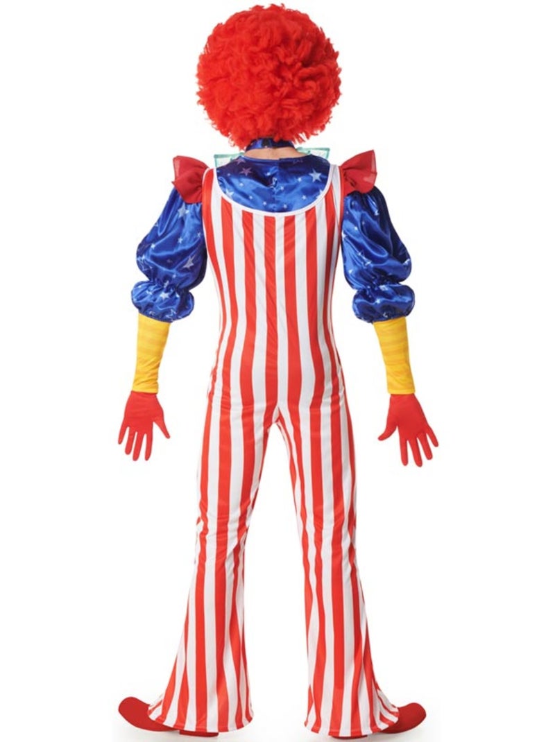 Déguisement de clown à rayures pour homme Multicolore - Kiabi