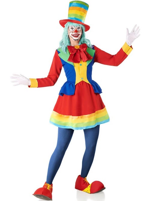 Déguisement de clown féminine pittoresque pour femme - Kiabi