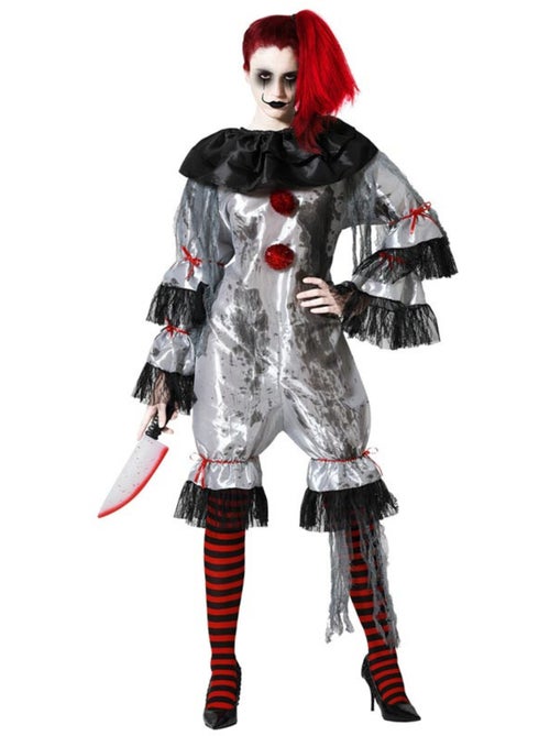 Déguisement de clown it pennywise pour femme - Kiabi