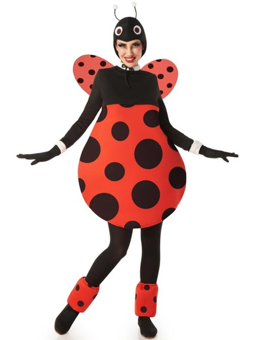 Déguisement de coccinelle potelée avec ailes pour femme - Kiabi