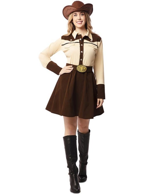Déguisement de cow-girl avec ceinture pour femme - Kiabi
