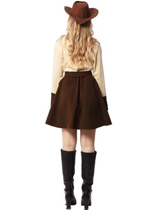 Déguisement de cow-girl avec ceinture pour femme - Kiabi