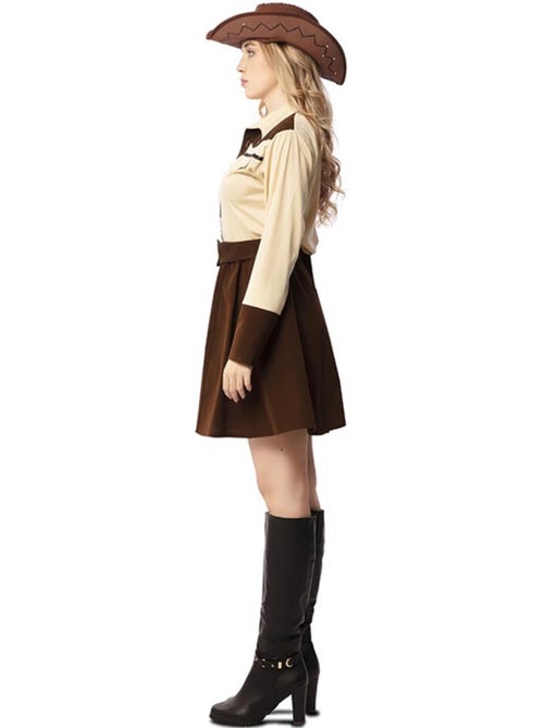 Déguisement de cow-girl avec ceinture pour femme - Kiabi