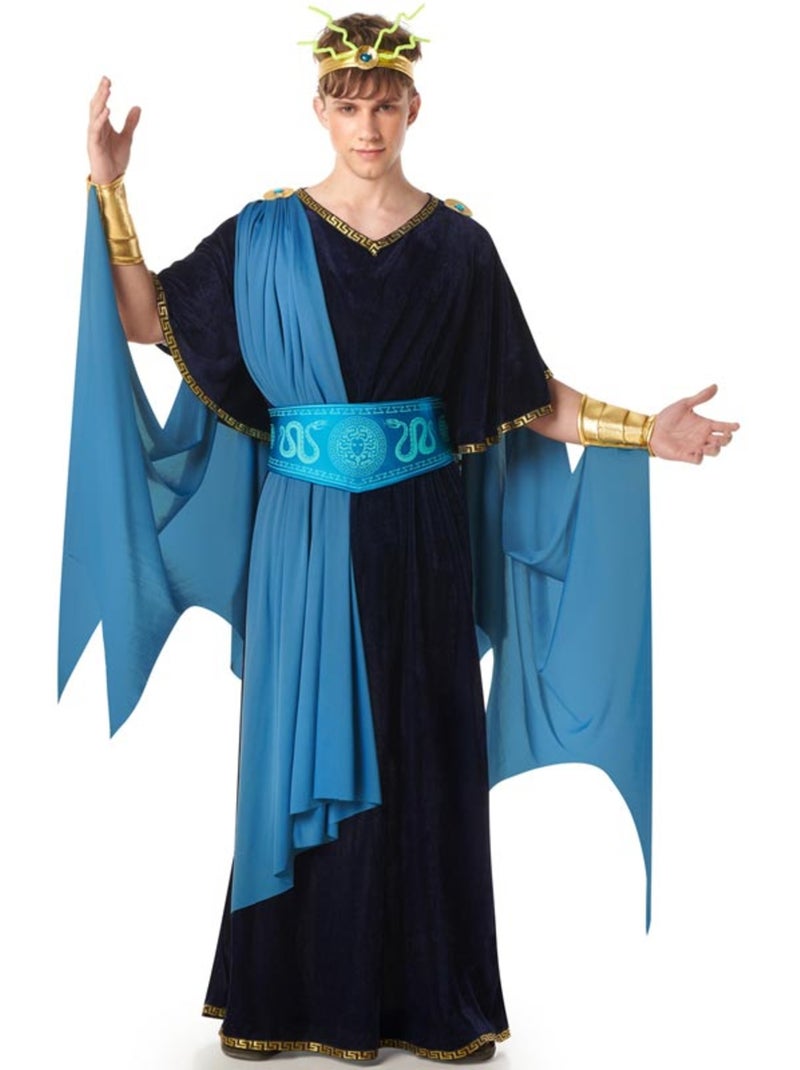 Déguisement de dieu grec hadès avec cape pour homme Multicolore - Kiabi