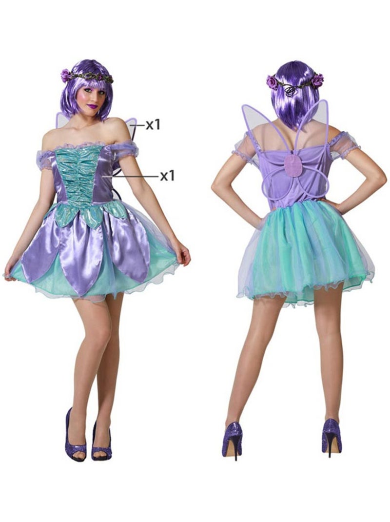 Déguisement de fée pourpre pour femme Multicolore - Kiabi