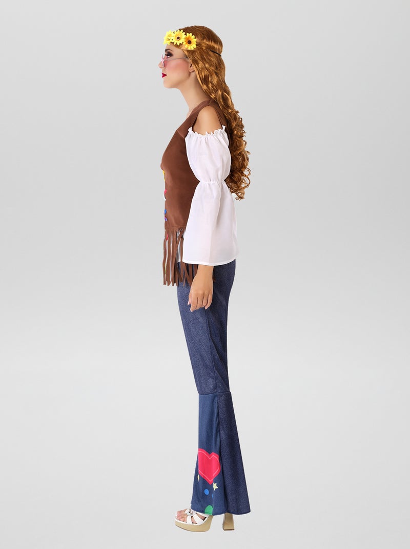 Déguisement de hippie - 3 pièces Multi - Kiabi