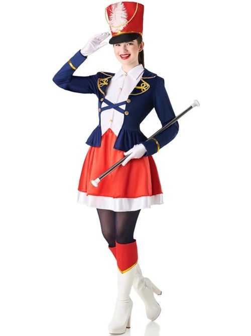 Déguisement de majorette classique tricolore pour femme - Kiabi