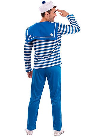 Déguisement de marin à rayures pour homme