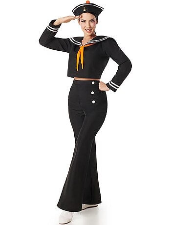 Déguisement de marinière avec pantalon pour femme