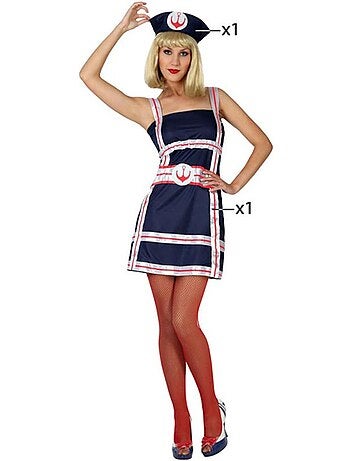 Déguisement de marinière pour femme