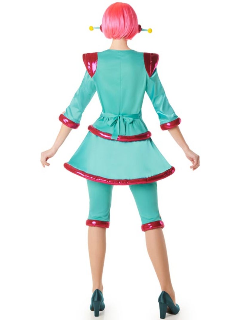 Déguisement de martienne de l'espace pour femme Multicolore - Kiabi