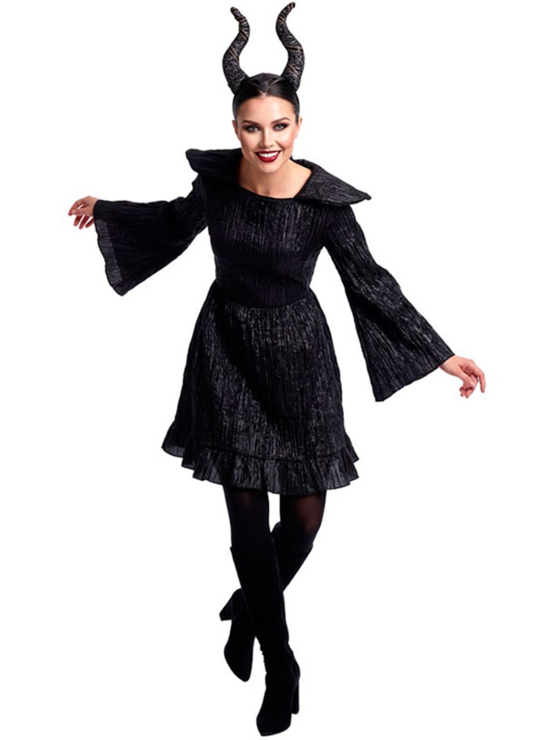 Déguisement de méchante reine sombre pour femme Multicolore - Kiabi