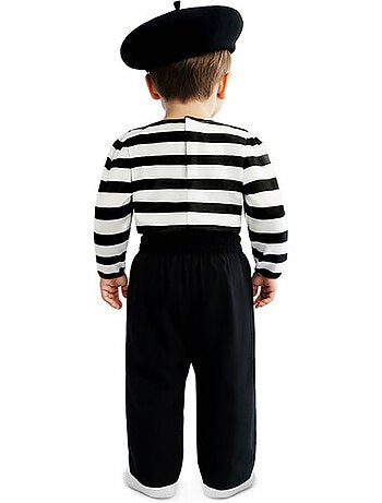 Déguisement de mime avec béret pour bébé