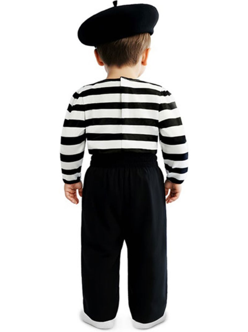 Déguisement de mime avec béret pour bébé Multicolore - Kiabi