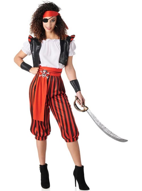 Déguisement de pirate à rayures pour femme - Kiabi