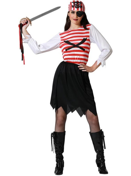 Déguisement de pirate boucanière pour femme - Kiabi