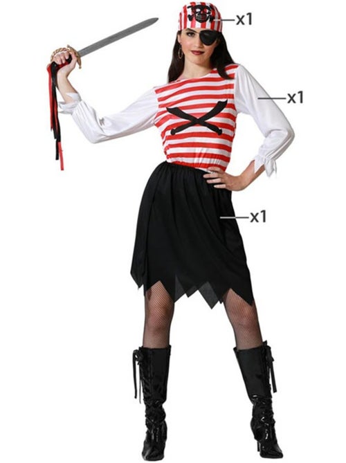 Déguisement de pirate boucanière pour femme - Kiabi
