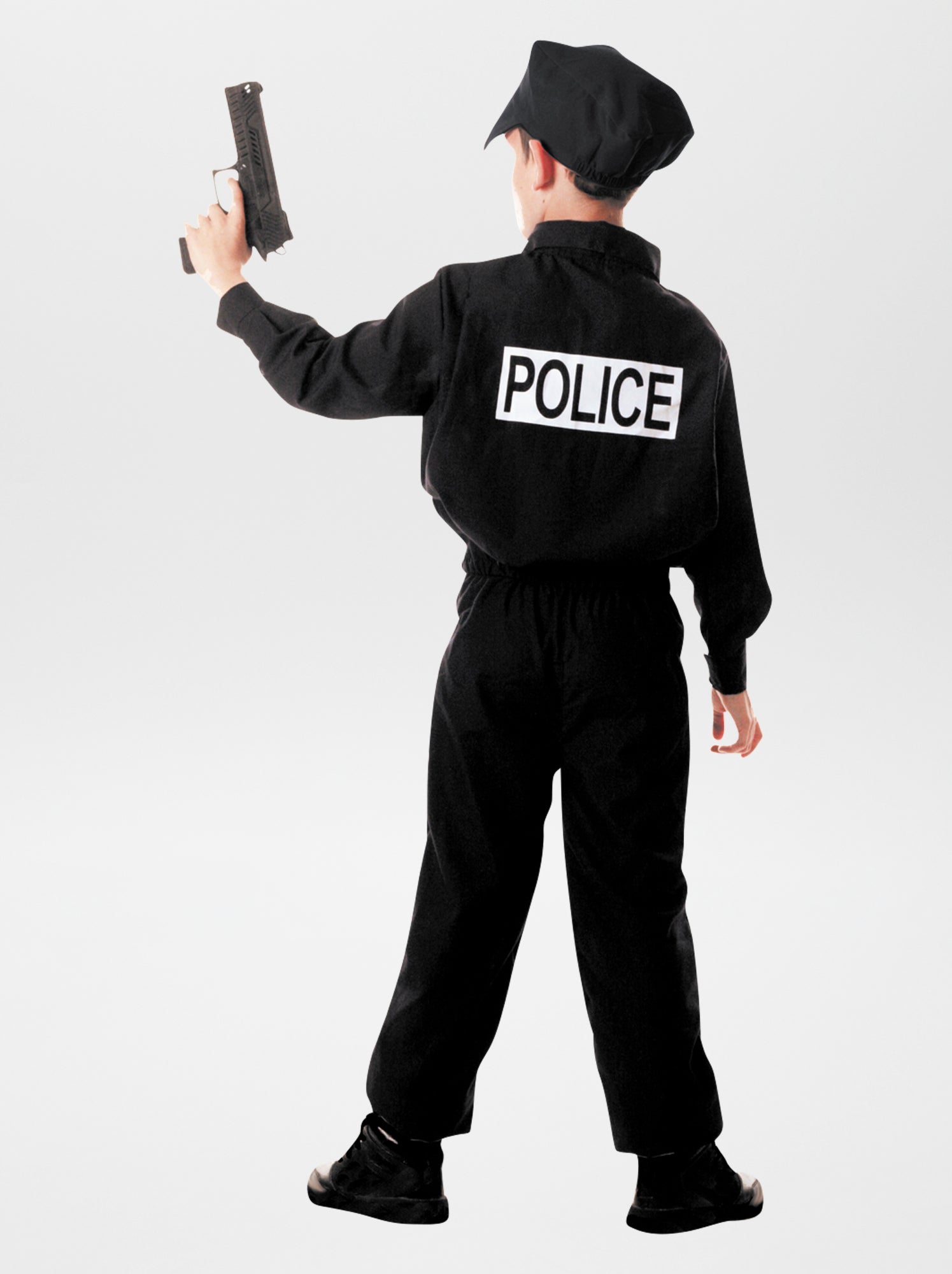 Casquette De Policier Pour Enfant | Déguisement Halloween Et Fêtes | Taille Ajustable (tour De Tête ~54 Cm) | En Polyester Avec Insigne - 7