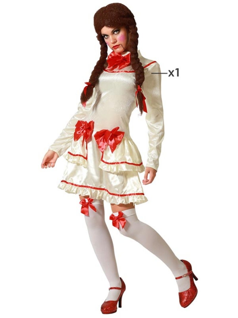 Déguisement de poupée de porcelaine pour femme Multicolore - Kiabi