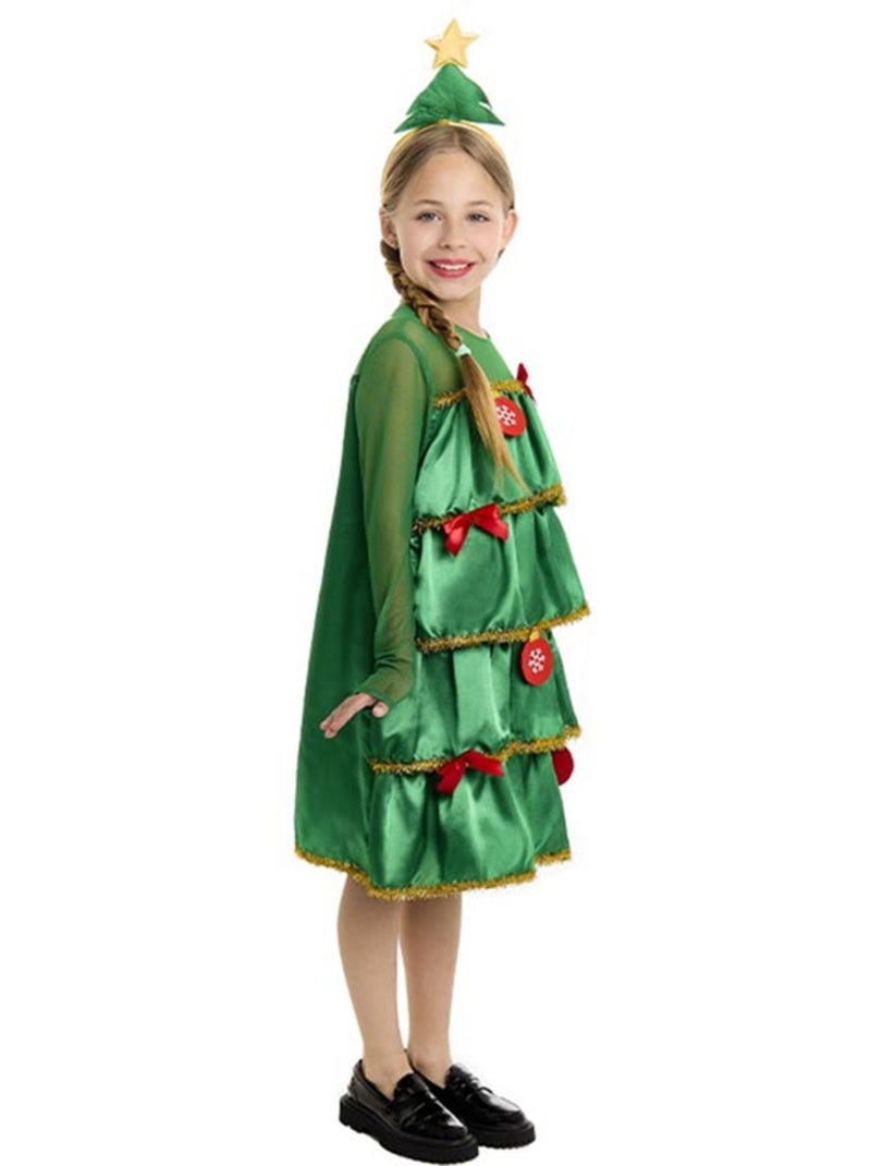 Déguisement de sapin de Noël avec volants et bandeau Multicolore - Kiabi