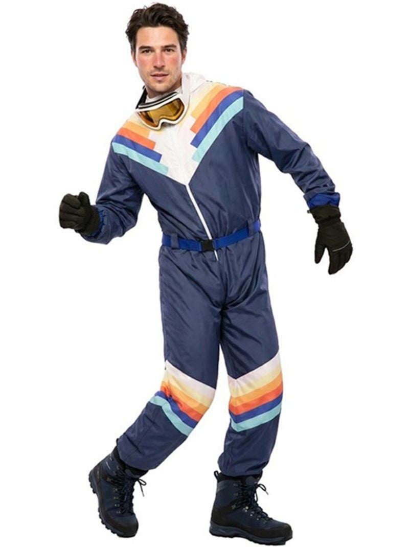 Déguisement de skieur avec ceinture pour homme Multicolore - Kiabi