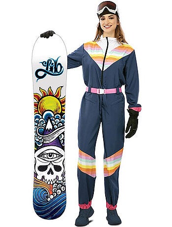 Déguisement de skieuse avec ceinture pour femme
