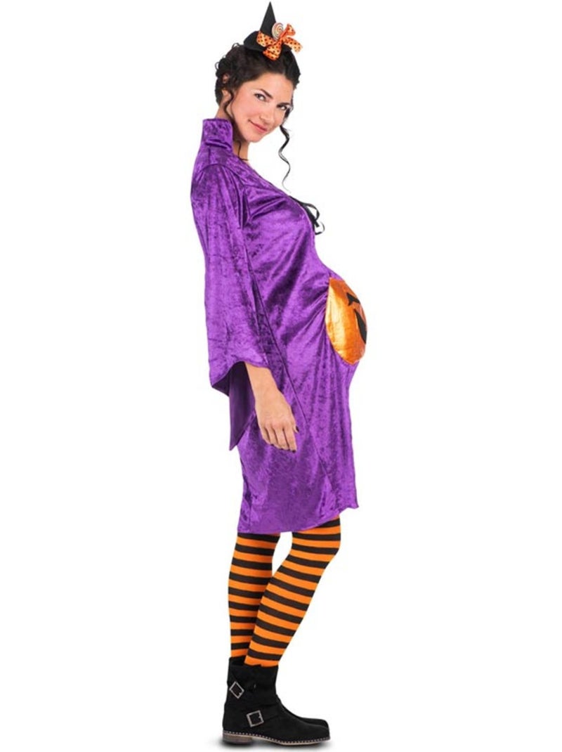 Déguisement de sorcière avec citrouille pour femme enceinte Multicolore - Kiabi
