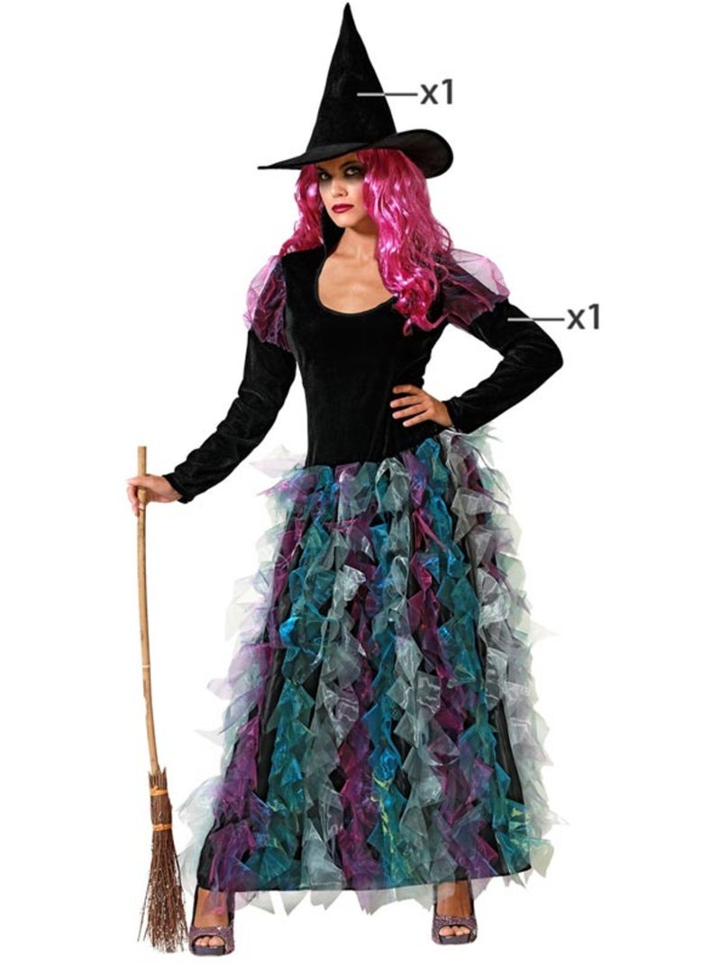 Déguisement de sorcière pour femme Multicolore - Kiabi