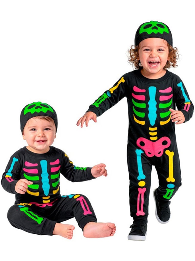Déguisement de squelette néon pour bébé Multicolore - Kiabi