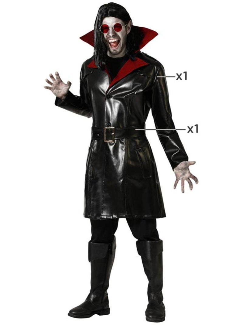 Déguisement de vampire pour homme Multicolore - Kiabi