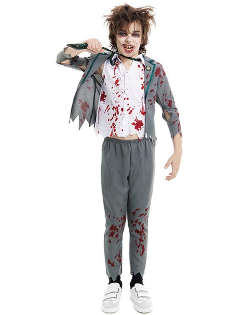 Déguisement d'écolier zombie avec veste Multicolore - Kiabi