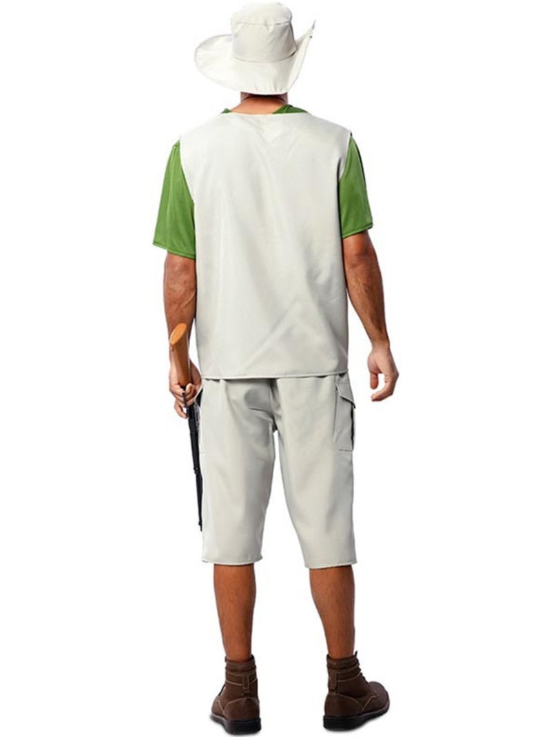Déguisement d'explorateur de la nature avec chapeau pour homme Multicolore - Kiabi