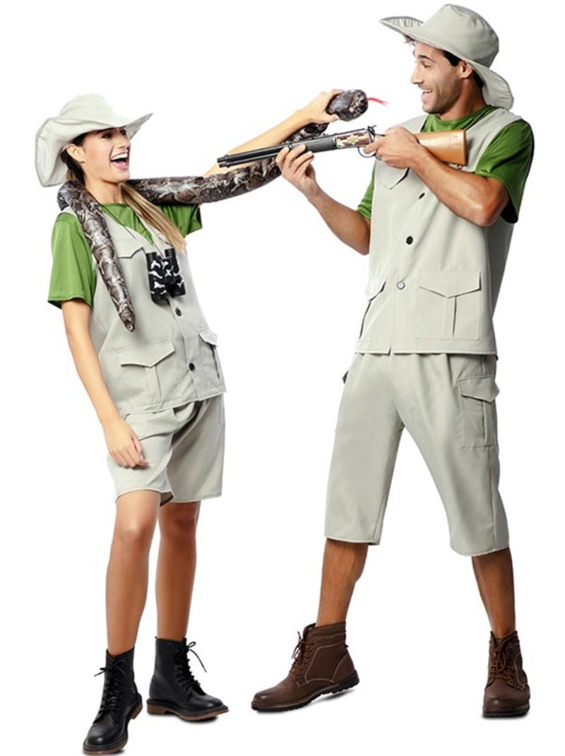 Déguisement d'explorateur de la nature avec chapeau pour homme Multicolore - Kiabi