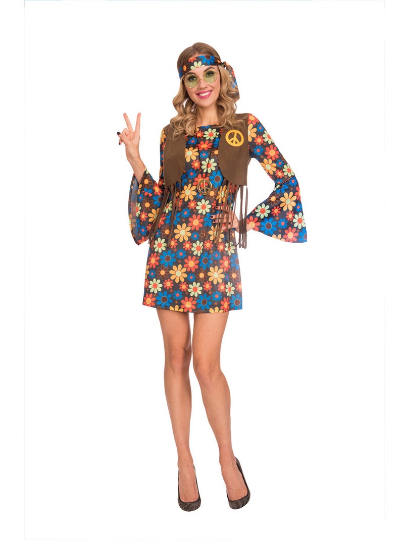 Déguisement hippie Multicolor - Kiabi