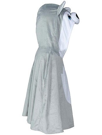 Déguisement ou poncho de loup gris pour bébé
